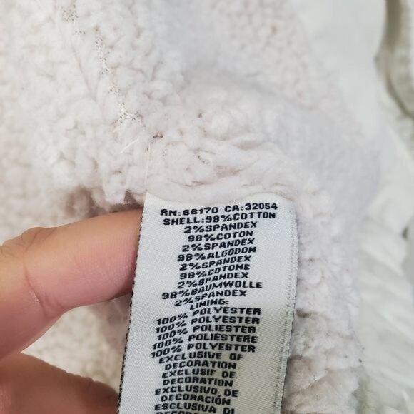 MARRAKECH ANTHRO Womens‎ Vest XXSP Cream Denim Safari Fleece Lined Gorp Granola - Picture 6 of 13